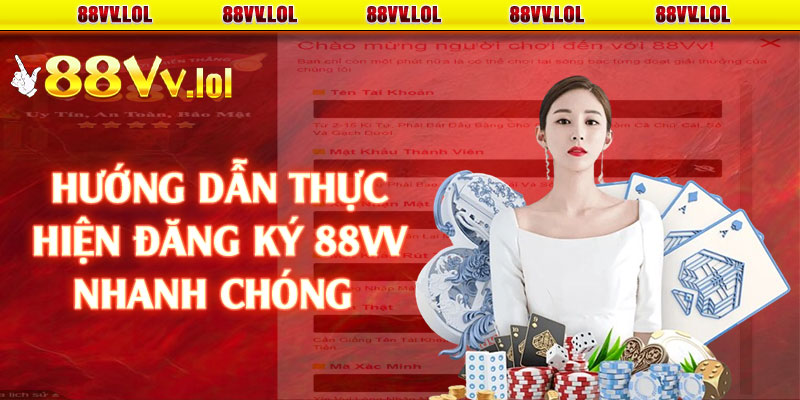 Hướng dẫn thực hiện đăng ký 88VV nhanh chóng 